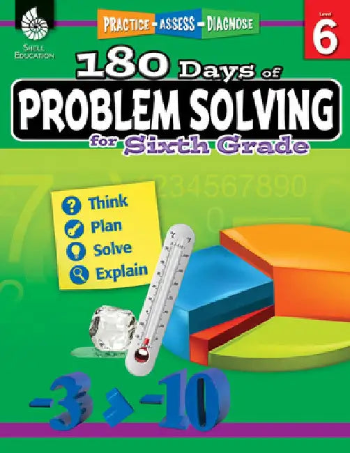 180 Days of Problem Solving for Sixth Grade (Grade 6) by Stacy Monsman