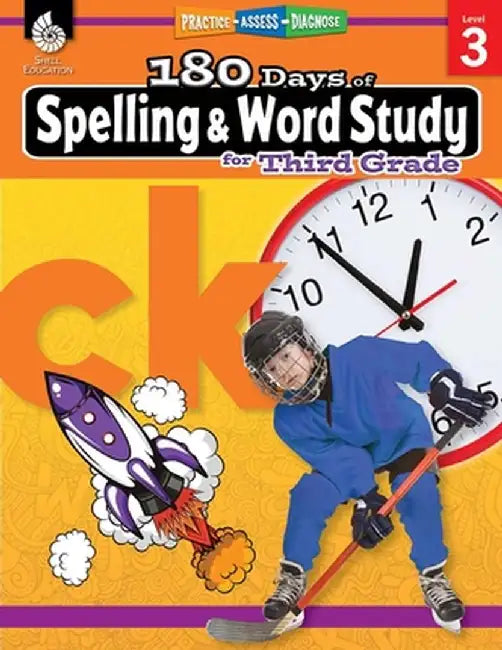 180 Days of Spelling and Word Study for Third Grade (Grade 3): Practice, Assess, Diagnose by Shireen Rhoades