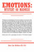 Emotions: Mystery or Madness by Robert John McAllister M. D. Ph. D.