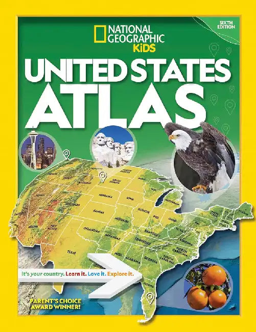 National Geographic Kids U.S. Atlas 2020, 6th Edition by National Geographic Kids