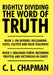 Rightly Dividing the Word of Truth by C. L. Chapman