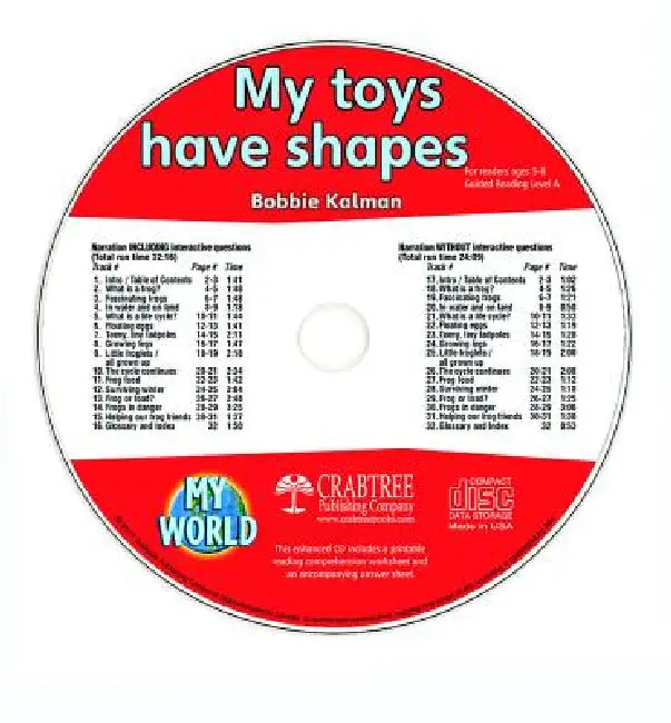 My Toys Have Shapes - CD Only by Bobbie Kalman