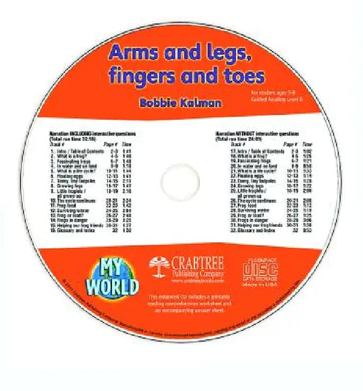 Arms and Legs, Fingers and Toes - CD Only by Bobbie Kalman