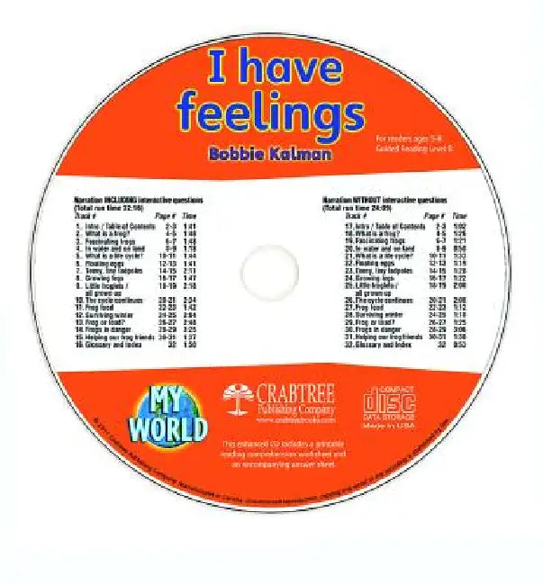 I Have Feelings - CD Only by Bobbie Kalman