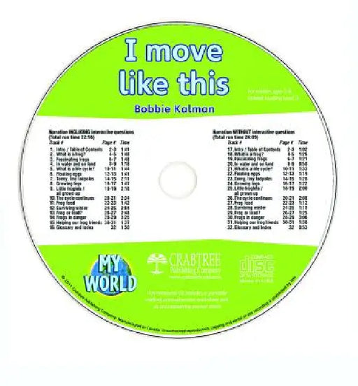 I Move Like This - CD Only by Bobbie Kalman