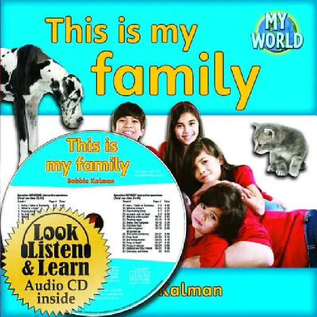 This Is My Family - CD + Hc Book - Package by Bobbie Kalman