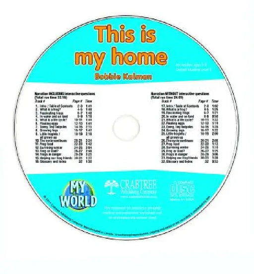This Is My Home - CD Only by Bobbie Kalman