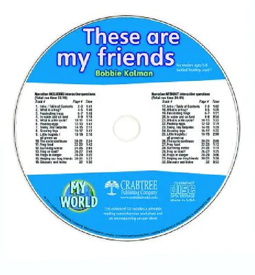These Are My Friends - CD Only by Bobbie Kalman