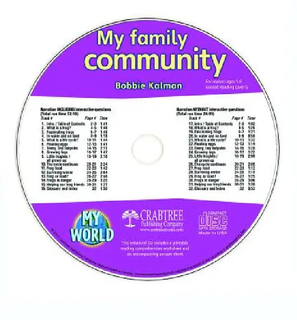 My Family Community - CD Only by Bobbie Kalman