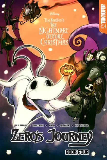 Disney Manga: Tim Burton's the Nightmare Before Christmas - Zero's Journey, Book 4 by D. J. Milky