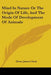Mind In Nature Or The Origin Of Life, And The Mode Of Development Of Animals by Henry James Clark
