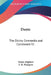 Dante: The Divina Commedia and Canzionere V1 by Dante Alighieri, E. H. Plumptre