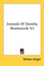 Journals Of Dorothy Wordsworth V2 by William Knight