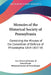 Memoirs of the Historical Society of Pennsylvania: Containing the Minutes of the Committee of Defence of Philadelphia 1814-1815 V8 by Historical Society of Pennsylvania, Soci Historical Society of Pennsylvania