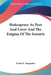 Shakespeare As Poet And Lover And The Enigma Of The Sonnets by Louis K. Anspacher