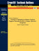 Studyguide for Modern Physical Organic Chemistry by Cram101 Textbook Reviews