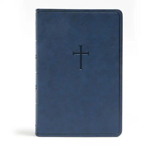 CSB Everyday Study Bible, Navy Cross Leathertouch by Csb Bibles by Holman