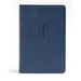 CSB Everyday Study Bible, Navy Cross Leathertouch by Csb Bibles by Holman