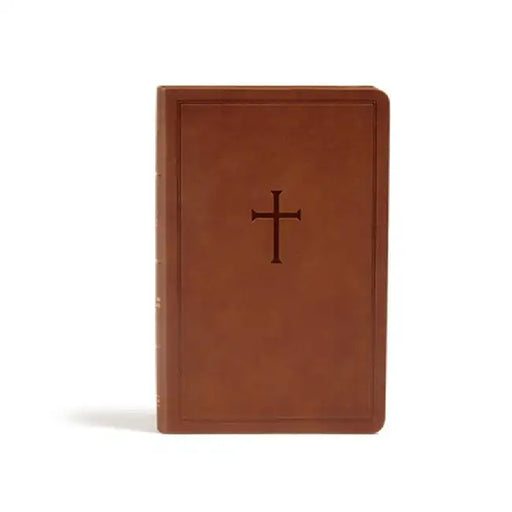 CSB Personal Size Bible, Brown Leathertouch by Csb Bibles by Holman