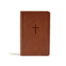 CSB Personal Size Bible, Brown Leathertouch by Csb Bibles by Holman