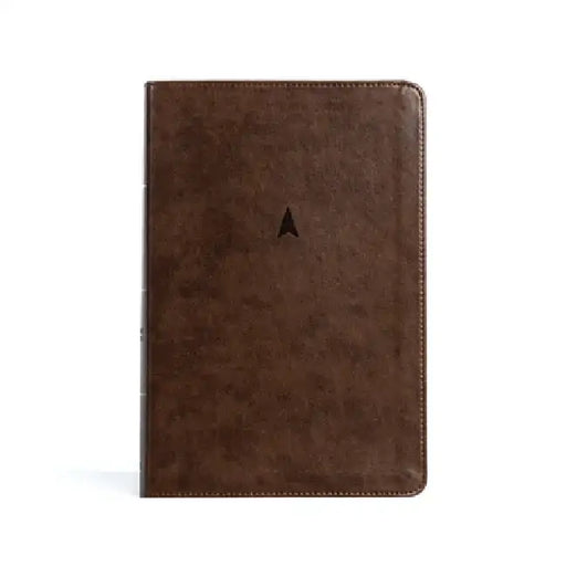 CSB Personal Size Giant Print Bible, Brown Leathertouch, Indexed by Csb Bibles by Holman