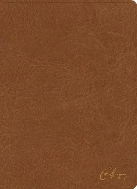 KJV Spurgeon Study Bible, Tan Leathertouch by Holman Bible Staff