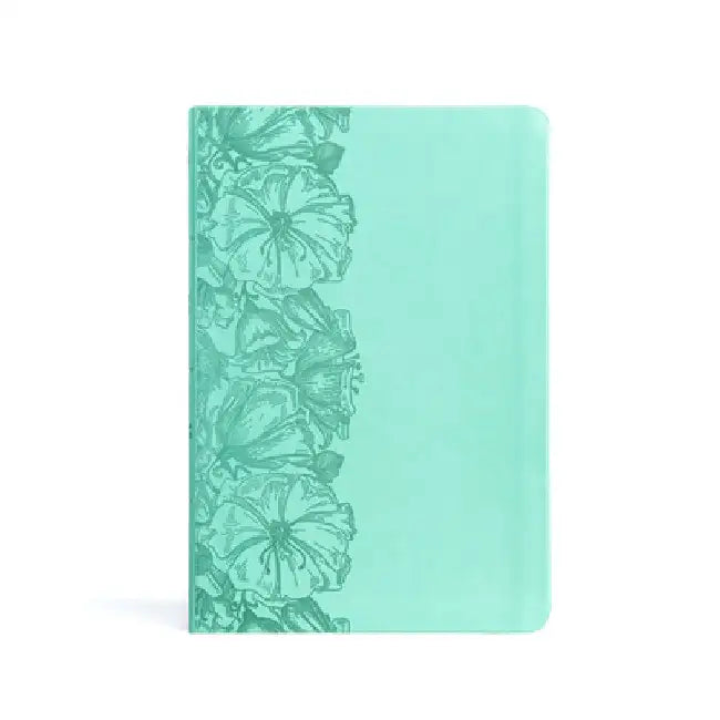 CSB Large Print Thinline Bible, Value Edition, Light Teal Leathertouch by Csb Bibles by Holman