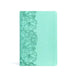 CSB Large Print Thinline Bible, Value Edition, Light Teal Leathertouch by Csb Bibles by Holman