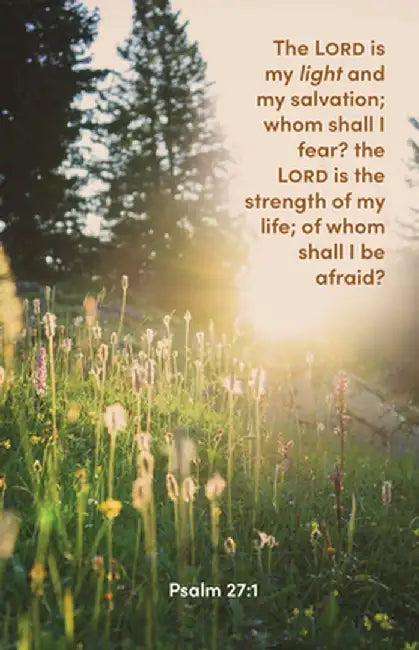 The Lord Is My Light Bulletin (Pkg 100) General Worship