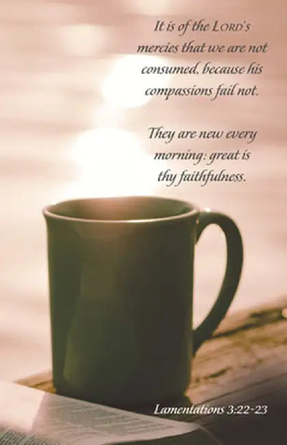 His Mercies Bulletin (Pkg 100) General Worship