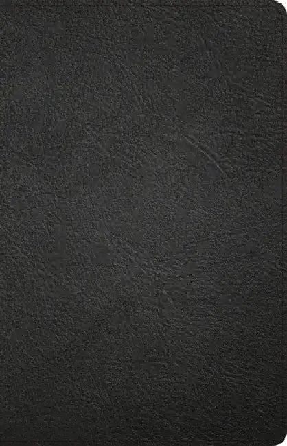 NASB Large Print Thinline Bible, Holman Handcrafted Collection, Black Premium Goatskin by Holman Bible Publishers