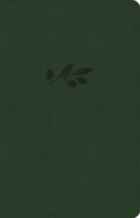 NASB Large Print Thinline Bible, Olive Leathertouch by Holman Bible Publishers