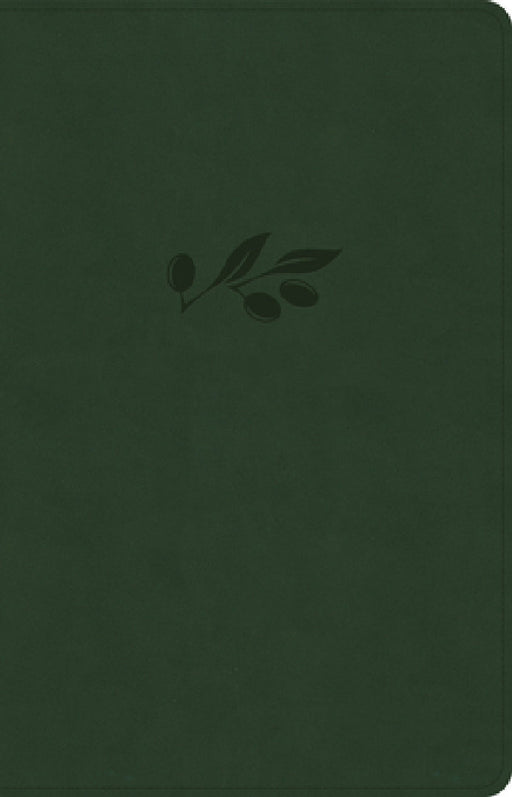 NASB Large Print Thinline Bible, Olive Leathertouch by Holman Bible Publishers