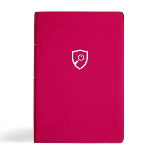 CSB Defend Your Faith Bible, Pink Leathertouch: The Apologetics Bible for Kids by Csb Bibles by Holman
