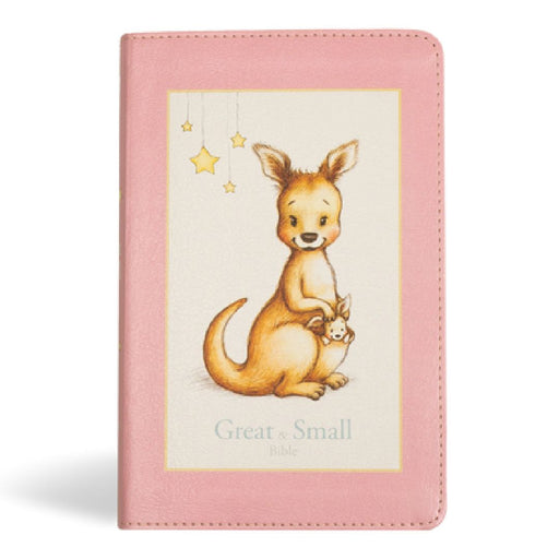 KJV Great and Small Bible, Pink Leathertouch: A Keepsake Bible for Babies by Holman Bible Publishers