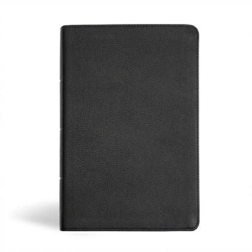 KJV Personal Size Giant Print Bible, Black Genuine Leather, Indexed by Holman Bible Publishers