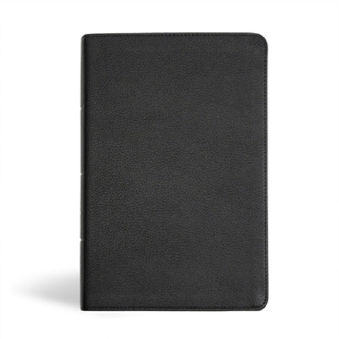 KJV Personal Size Giant Print Bible, Black Genuine Leather, Indexed by Holman Bible Publishers