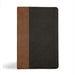 KJV Personal Size Giant Print Bible, Black/Brown Leathertouch by Holman Bible Publishers