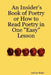 An Insider's Book of Poetry or How to Read Poetry in One "Easy" Lesson by Arthur Rider