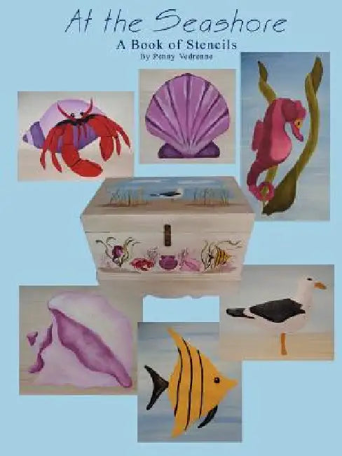 At the Seashore: A Book of Stencils by Penny Vedrenne