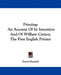 Printing: An Account Of Its Invention And Of William Caxton, The First English Printer by David Marshall