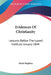 Evidences Of Christianity: Lectures Before The Lowell Institute January 1844 by Mark Hopkins