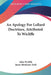 An Apology For Lollard Doctrines, Attributed To Wicliffe by John Wicliffe, James Henthorn Todd