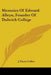 Memoirs Of Edward Alleyn, Founder Of Dulwich College by J. Payne Collier