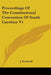 Proceedings Of The Constitutional Convention Of South Carolina V1 by J. Woodruff