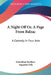 A Night Off Or, A Page From Balzac: A Comedy In Four Acts by Schonthan Brothers, Augustin Daly