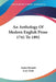 An Anthology Of Modern English Prose 1741 To 1892 by Annie Barnett, Lucy Dale