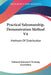 Practical Salesmanship, Demonstration Method V4: Methods Of Distribution by National Salesmen's Training Association