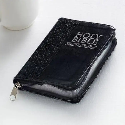 KJV Mini Pocket Edition: Zippered Black