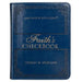 Lux-Leather Blue - Faith's Checkbook - One Minute Devotions by Charles Spurgeon